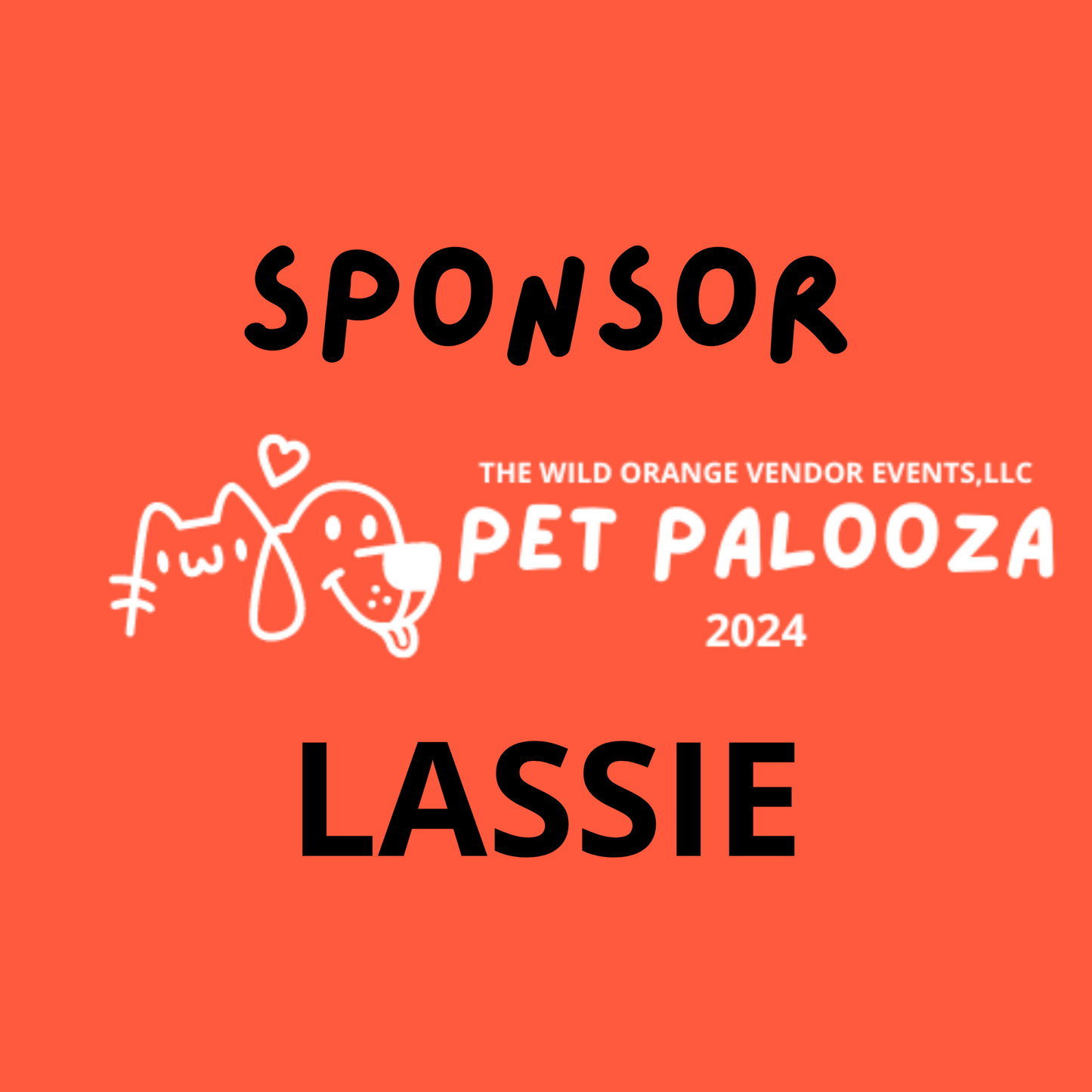 Pet Palooza 2024 Sponsor Sign Up