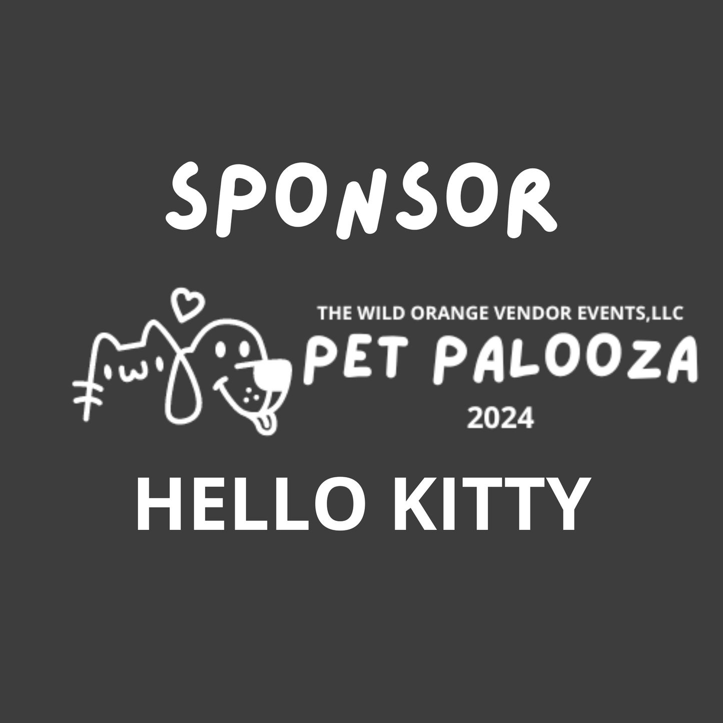 Pet Palooza 2024 Sponsor Sign Up